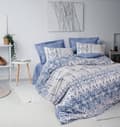 Miniatyrbilde 1 av 2: Ranforce Double Quilt Cover Set Cleo - Blå