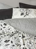 Miniatyrbilde 2 av 2: Ranforce Double Quilt Cover Set Meresa - Svart