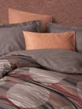 Miniatyrbillede 2 af 2: Ranforce Dobbelt Quilt Cover Set Fluss - Kanel