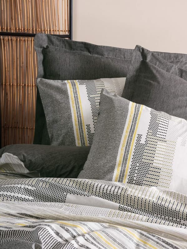 Ranforce Double Quilt Cover Set Taron - Mink