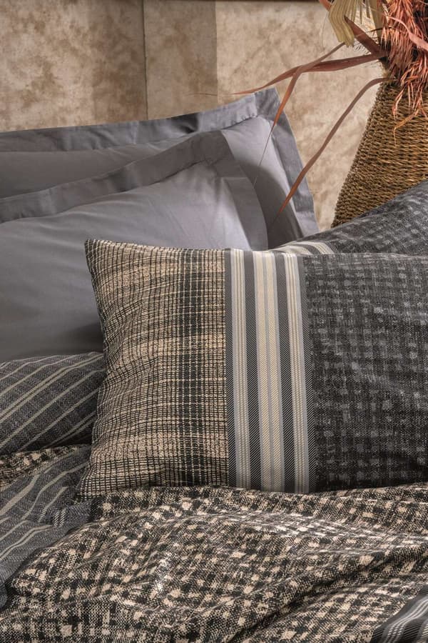 Ranforce Double Quilt Cover Set Timbre - Antracit
