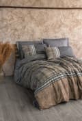 Miniatyrbild 1 av 2: Ranforce Double Quilt Cover Set Timbre - Antracit