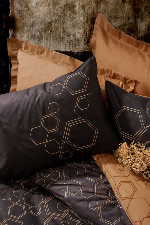 Ranforce Double Quilt Cover Set Dawn - Kobber