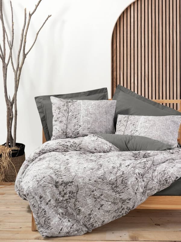 Ranforce Double Quilt Cover Set Odin - Brun