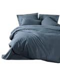 Miniatyrbilde 3 av 3: Ranforce Dobbel Quilt Cover Sett Plain - Antrasitt