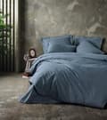 Miniatyrbilde 1 av 3: Ranforce Dobbel Quilt Cover Sett Plain - Antrasitt
