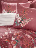 Miniatyrbild 2 av 2: Ranforce Double Quilt Cover Set Vina - Claret Red