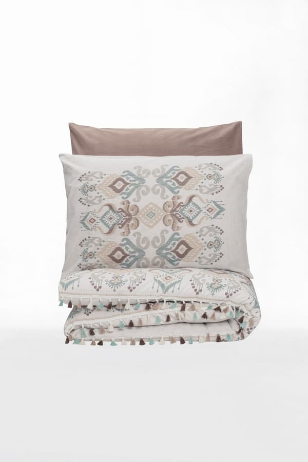 Ranforce Double Quilt Cover Set Asilo - Brun