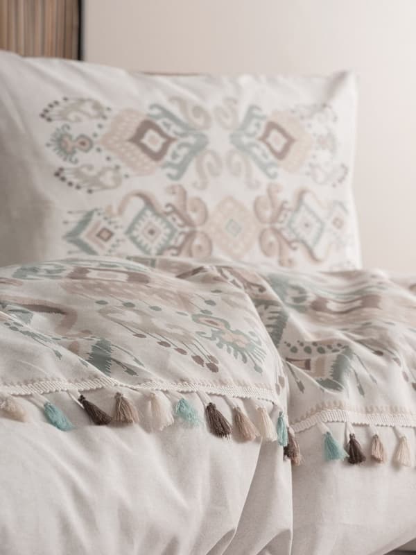 Ranforce Double Quilt Cover Set Asilo - Brun