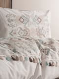 Miniatyrbild 2 av 4: Ranforce Double Quilt Cover Set Asilo - Brun