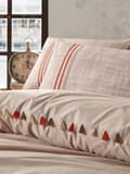 Miniatyrbild 2 av 2: Ranforce Double Quilt Cover Set Merri - Beige