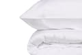 Miniatyrbild 4 av 5: Satin Dubbla Quilt Cover Set Elegant - Vit