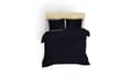 Miniatyrbild 2 av 5: Satin Dubbla Quilt Cover Set Elegant - Mörkblå