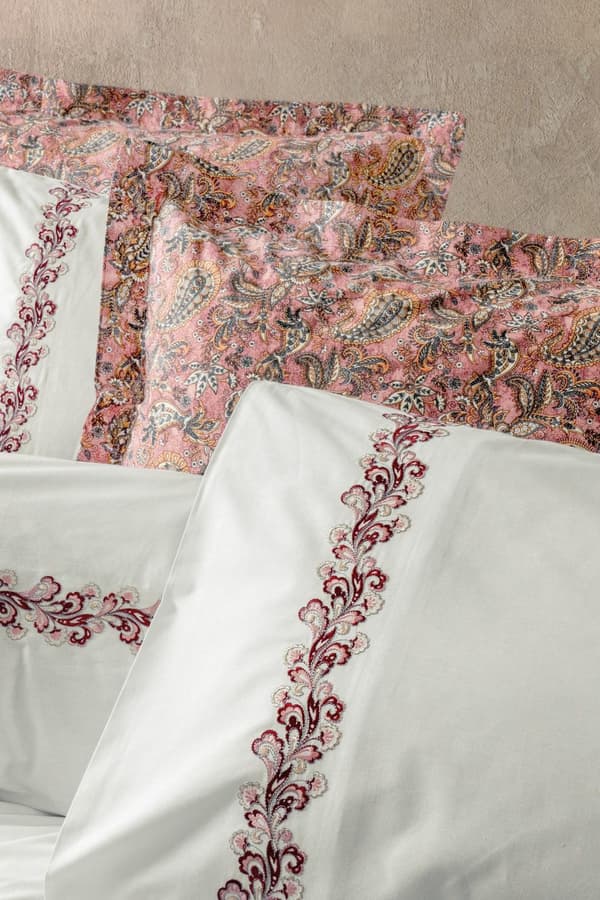 Ranforce Double Quilt Cover Set Voyager - Rosa