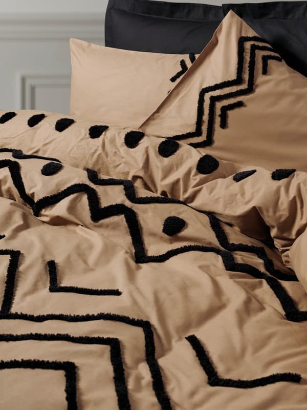 Ranforce Double Quilt Cover Set Elio - Kobber
