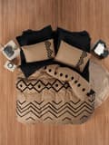 Miniatyrbilde 1 av 3: Ranforce Double Quilt Cover Set Elio - Kobber