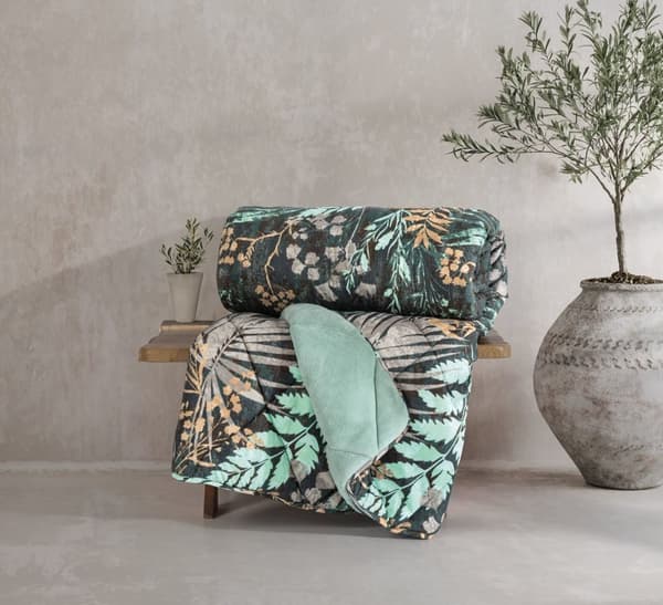 Single Quilt Velvet - Clorasa Mint