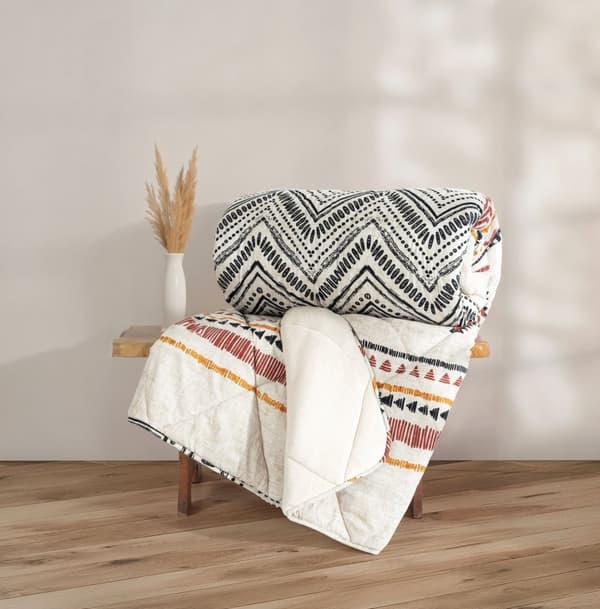 Single Quilt Velvet - Felix Beige