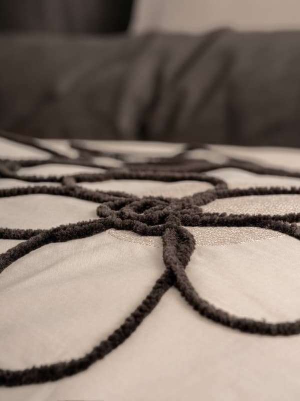 Ranforce Double Quilt Cover Set Panos - Brun