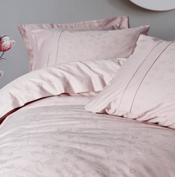 Satin Double Quilt Cover Set Jana - puuteri