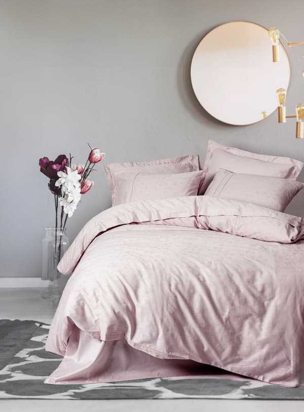 Satin Double Quilt Cover Set Jana - puuteri