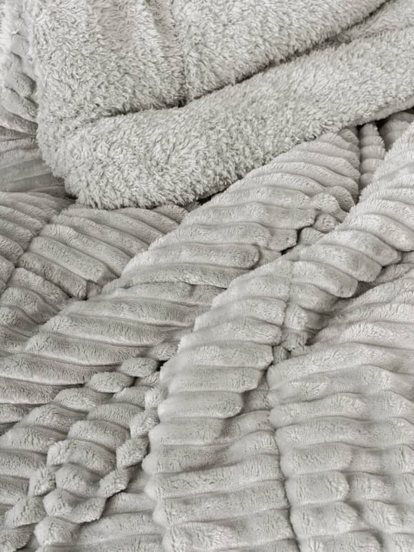 Single Quilt Wave - Grå