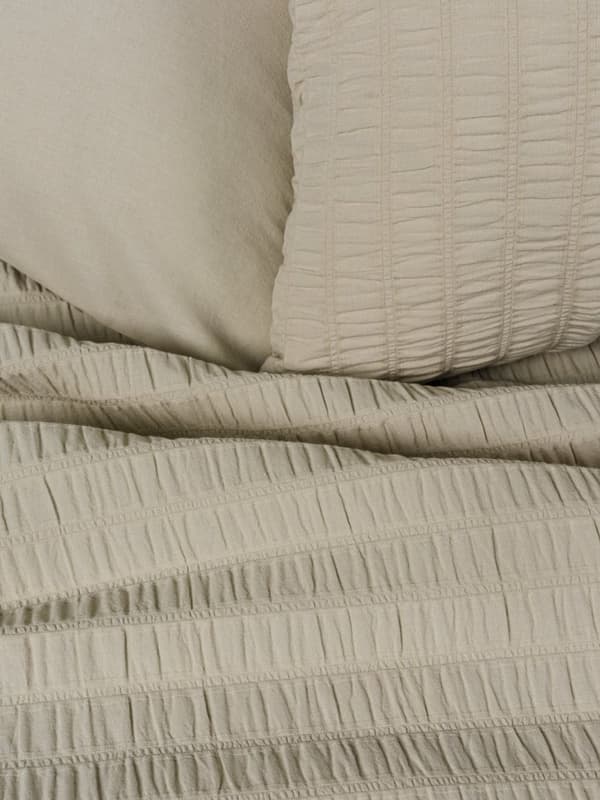 Dubbelt täcke-set Sungai - Beige