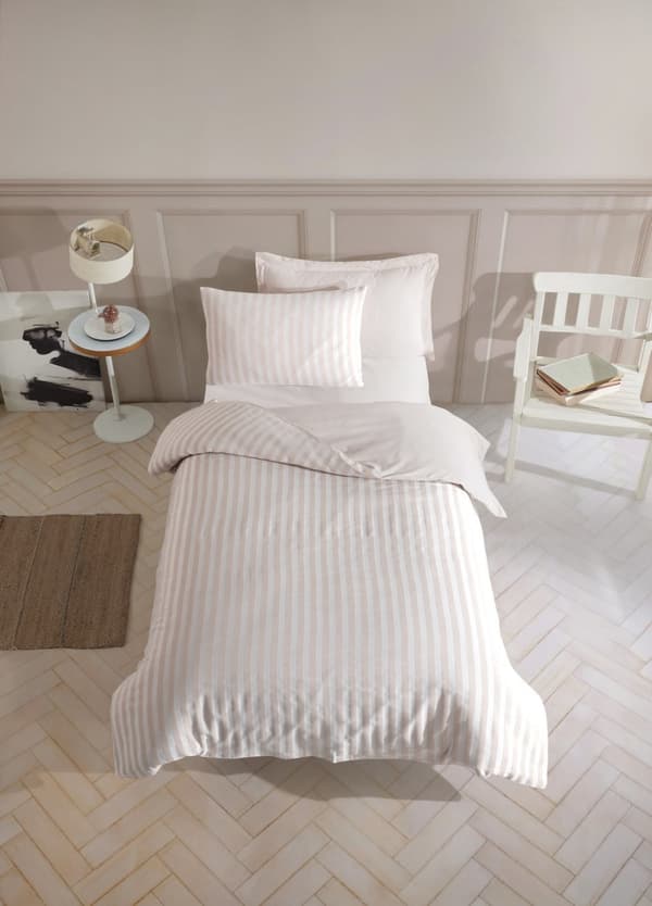 Enkel påslakanset Road Potlu - Beige