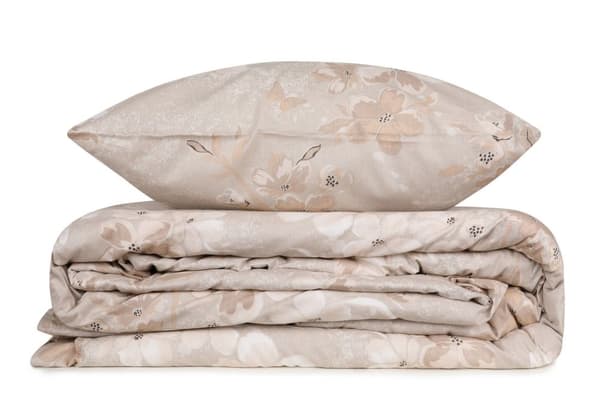 Ranforce Double Quilt Cover Set Elena - Brun
