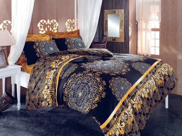Ranforce Double Quilt Cover Set Osmanlı - Gul