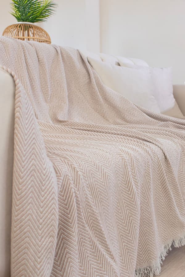 Sofföverdrag Woven Cozy - Beige
