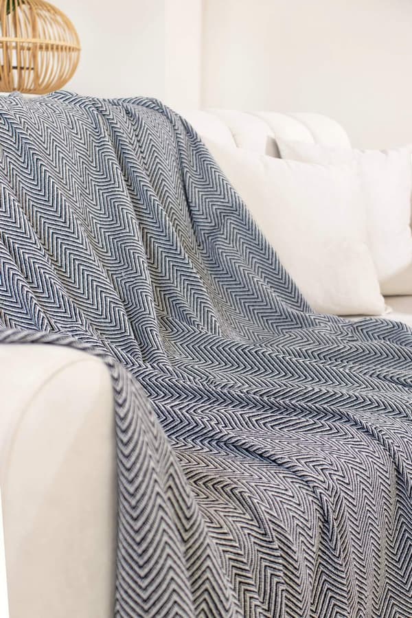 Sofabetræk Woven Cozy - Sort