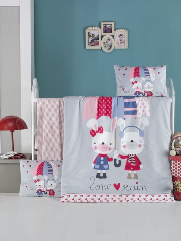 Ranforce Baby Quilt Cover Set Loverain