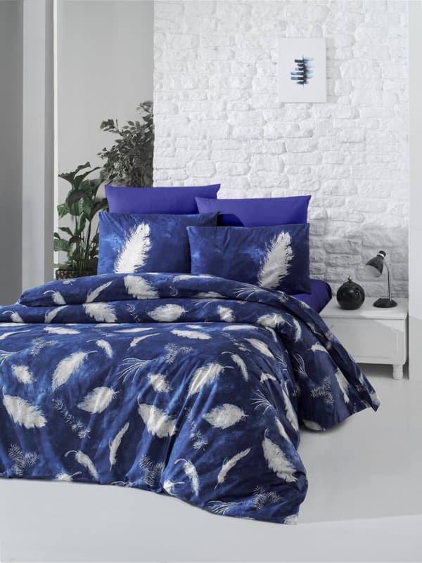 Ranforce Single Quilt Cover Set Feather