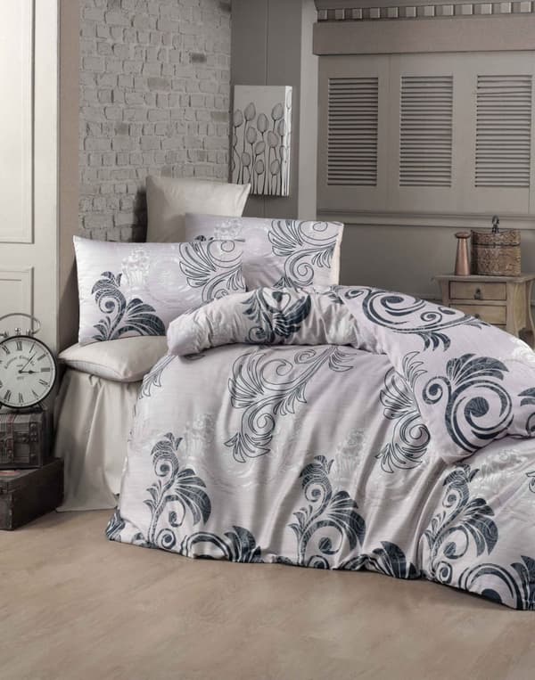 Ranforce Dobbel Quilt Cover Set Ottoman