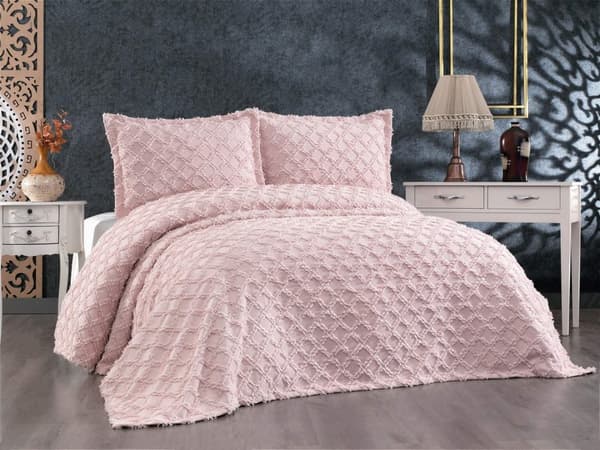 Dobbelt sengeteppesett Harem - Pulver
