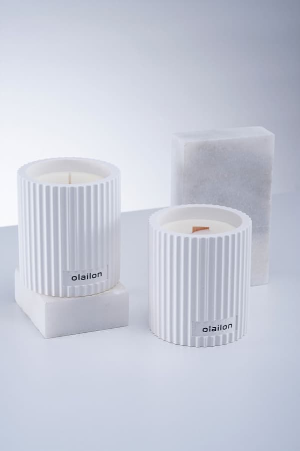 Ljus Damla - Vit