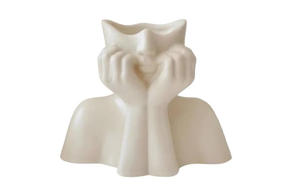 Vase Iskandinav Layd - Krem