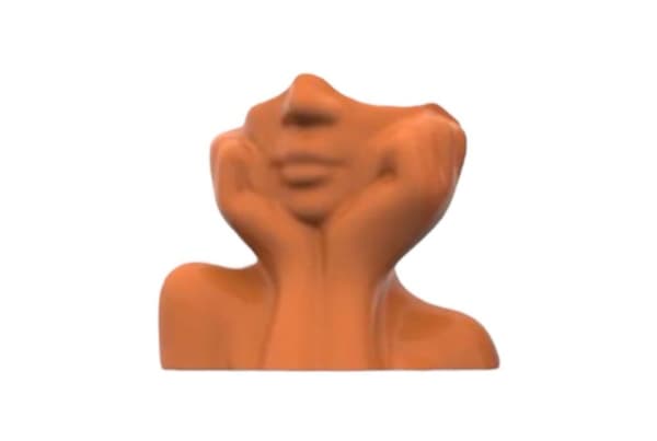 Vase Iskandinav Layd - Oransje