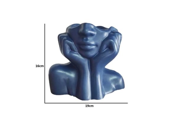 Vase Iskandinav Layd - Indigo Blue