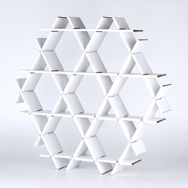 Kartonghylla HEXBEYAZ-M