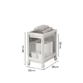 Miniatyrbilde 2 av 2: Plast Multi Purpose Hylle RF-2 - Hvit