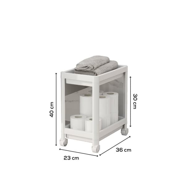 Plast Multi Purpose Hylle RF-2 - Hvit