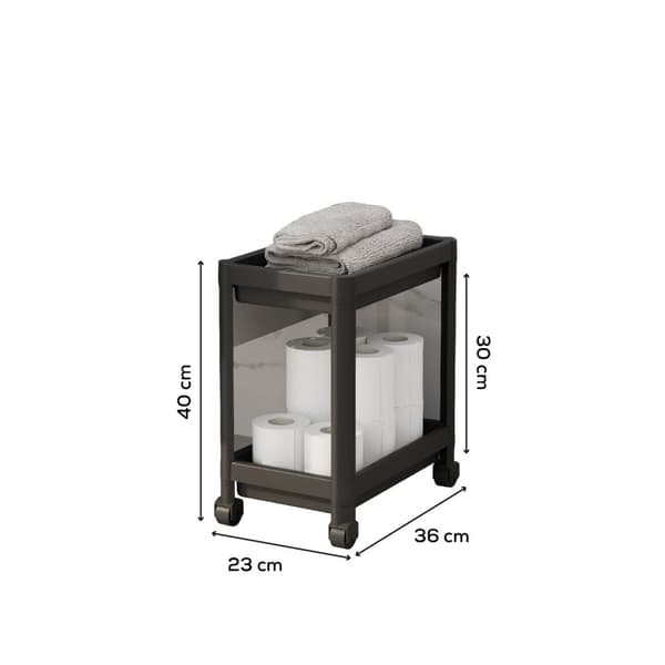 Plast Multi Purpose Hylla RF-2 - Svart