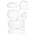 Miniatyrbilde 3 av 3: Skuffeorganiser SET5 - Gjennomsiktig