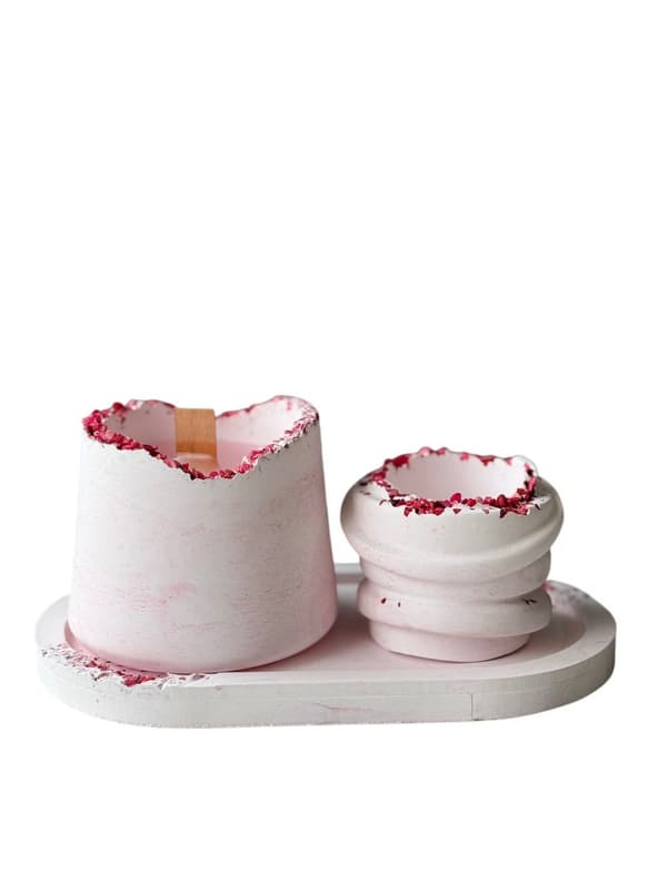 Kynttiläsetti (3 kpl) Glamour kynttilä 35ST