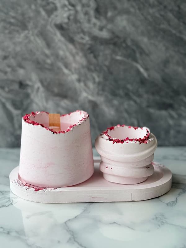 Kynttiläsetti (3 kpl) Glamour kynttilä 35ST