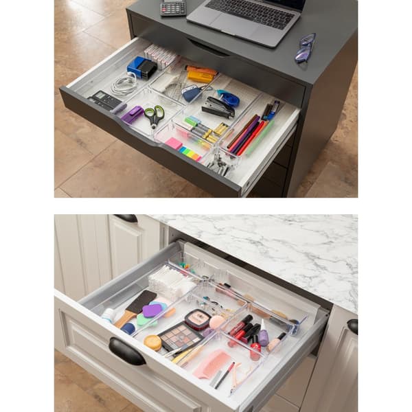 Skuffe Organizer SET7 - Gennemsigtig