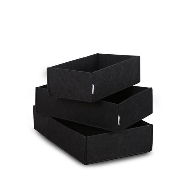 Organiseringssett i filt (3 deler) HMY - 6272