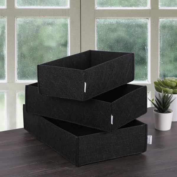 Organiseringssett i filt (3 deler) HMY - 6272